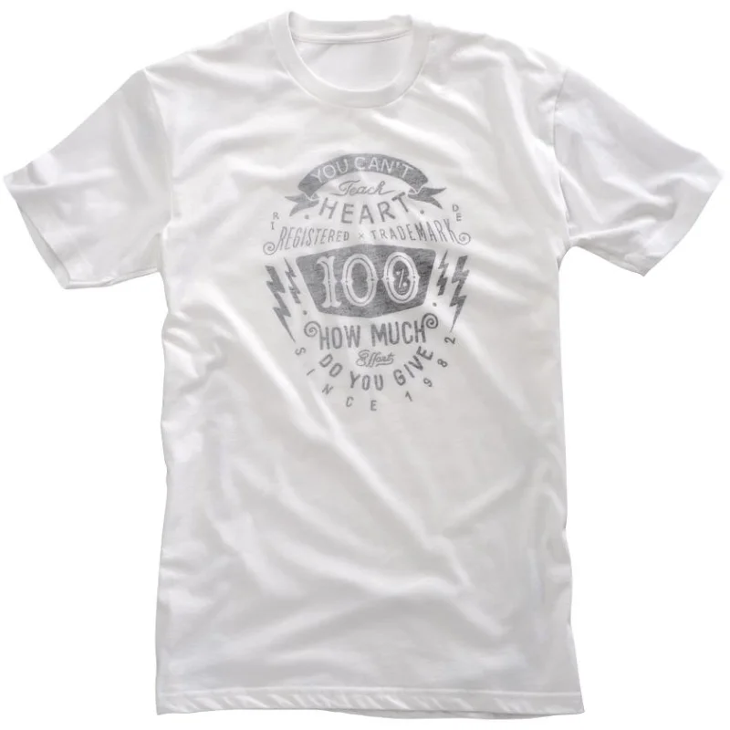 100% FULLFACE TEE WHITE Fynd