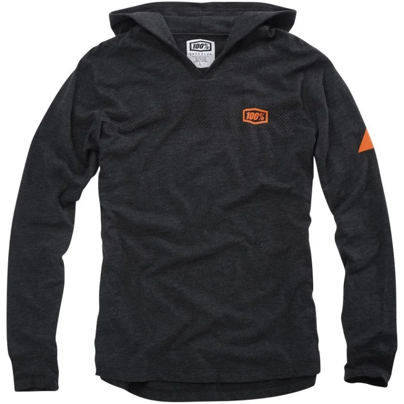 Endast idag 100% GRAVEL KNIT PULLOVER HOODY GREY