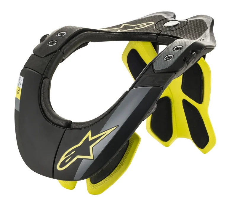 Rabatter Alpinestars Bionic Neck Support Svart/Gul