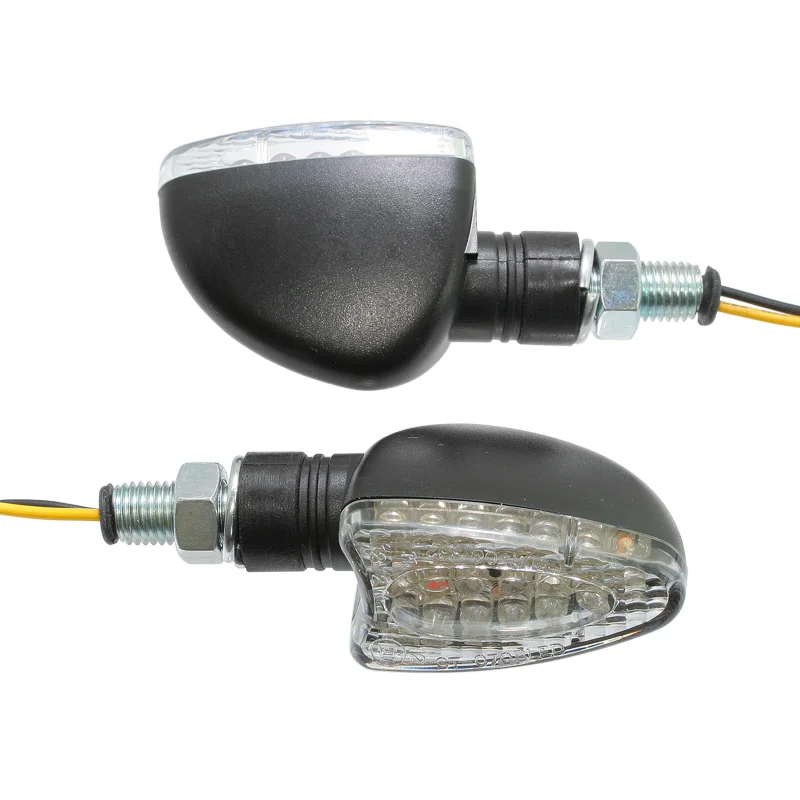 Lägg i varukorgen Holeshot, Universal LED blinkers, klar lins. E-märkt.