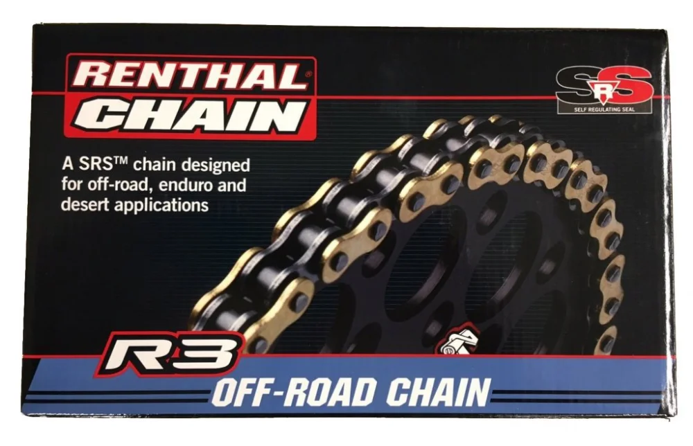 Renthal, Kedja R3.3 SRS Ring, 118L, 520 Endast denna vecka