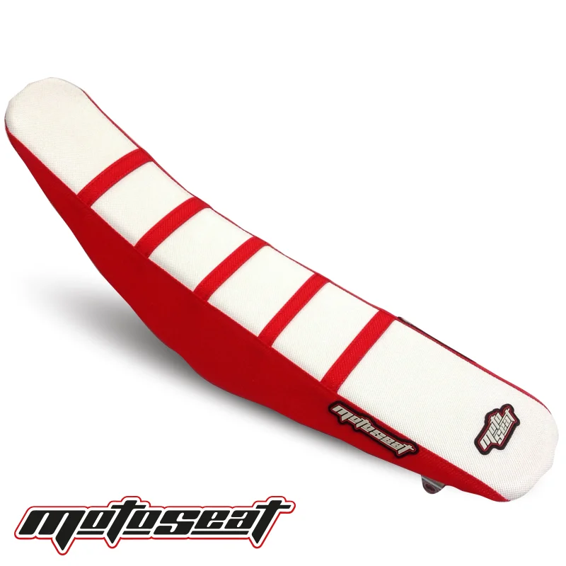 Moto Seat, Ribbat Överdrag Ltd Edt, SVART VIT RÖD, Suzuki 08-17 RM-Z450 Billigare