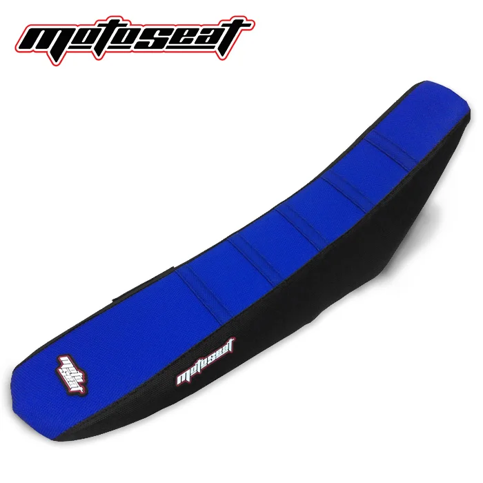 Nedsatt pris Moto Seat, Ribbat Överdrag, BLÅ SVART, Yamaha 10-13 YZ250F