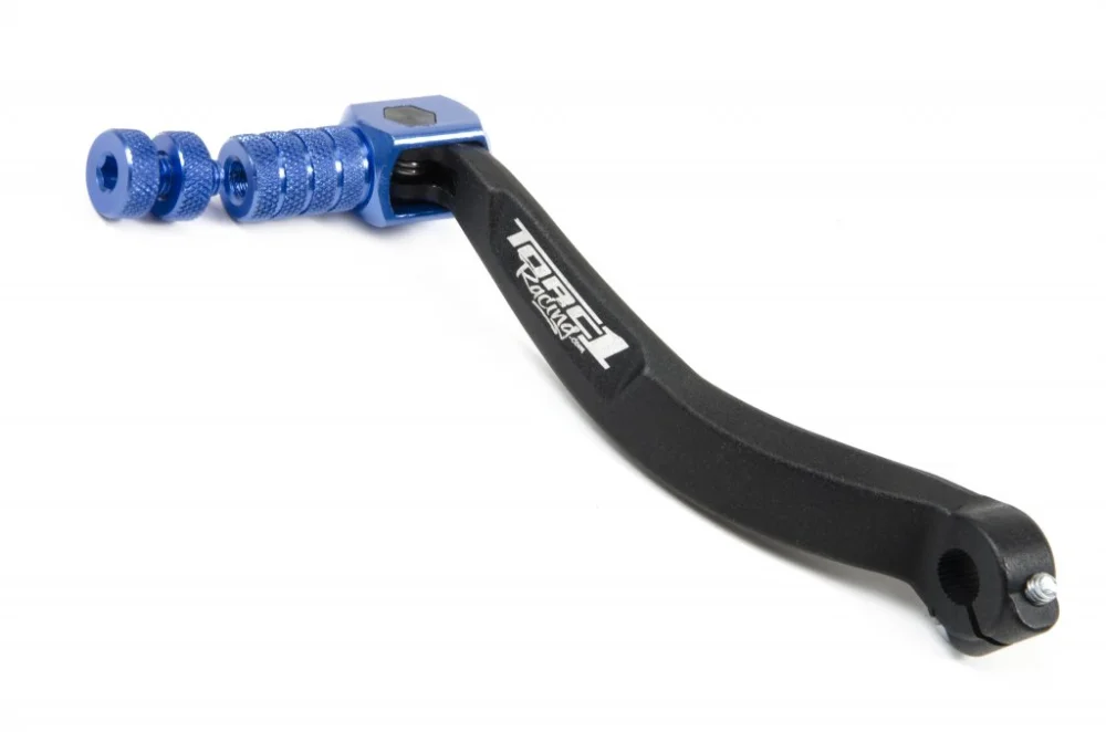 Extra rabatt Torc1, Reaction Växelspak, SVART BLÅ, Yamaha 05-20 YZ250, 05-20 YZ125