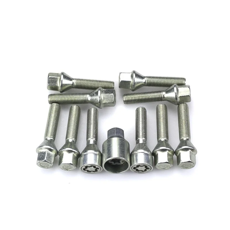 Premium H&R hjulbultar med låsbult konisk för 10-20mm Spacers - VW Tiguan 2016-