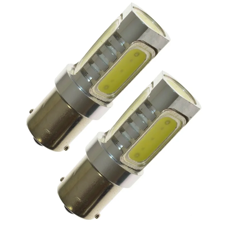 LED lampa P21W / BA15s COB High Power (xenonvit) Nyhet