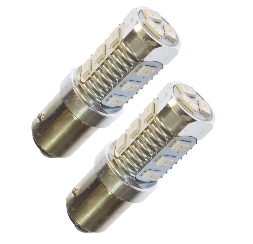 Begränsat antal LED lampa BAU15s 12 SMD (orange)