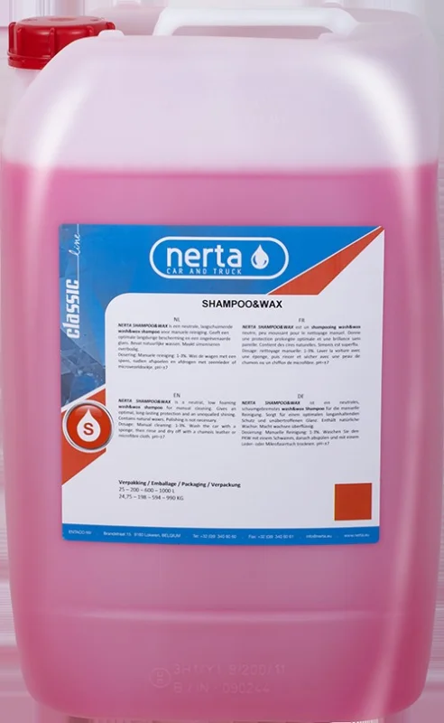 NERTA Shampoo & Wax (5L) Rabatter