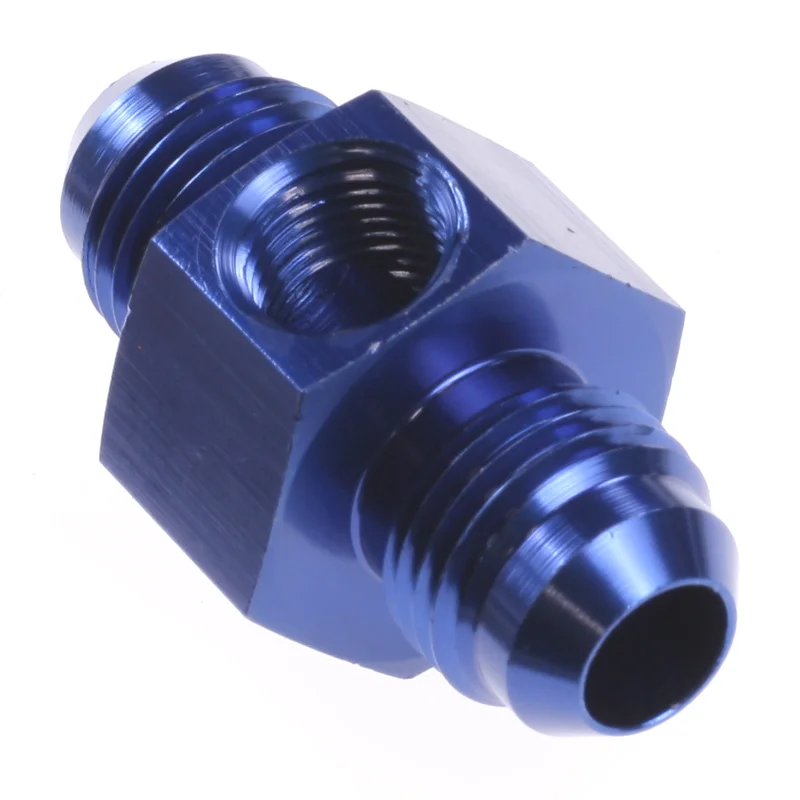 AN6 Hane - Hane / 1/8NPT uttag - Blå Begränsat erbjudande