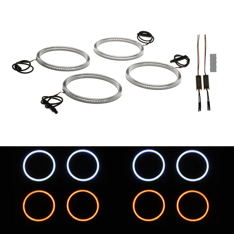 Angel eyes ringar SMD Switch back - BMW E30 E34 (120mm x 4) Endast denna vecka