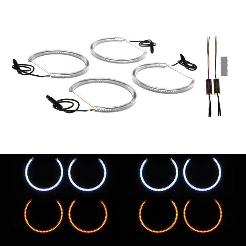 Endast idag Angel eyes ringar SMD Switch back - BMW E36 (131mm x 4)