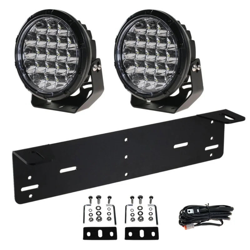 Trygg betalning Extraljuspaket 210W (2x LED 7" (18cm) extraljus + Hållare + Reläsats)