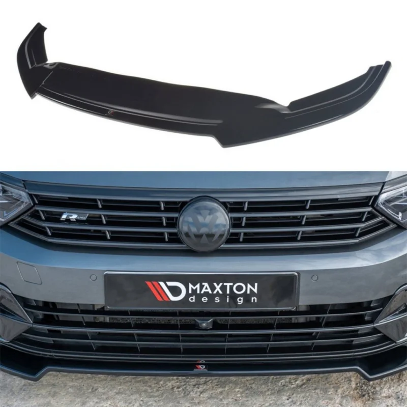 Spoilerläpp v2 blanksvart - VW Passat B8 R-Line (2014-2019) Fynd