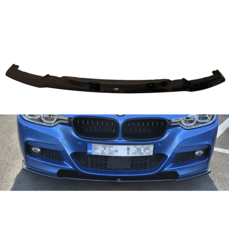 Spoilerläpp blanksvart - BMW F30/F31 M-Sport LCI (2015-2019) Trygg betalning
