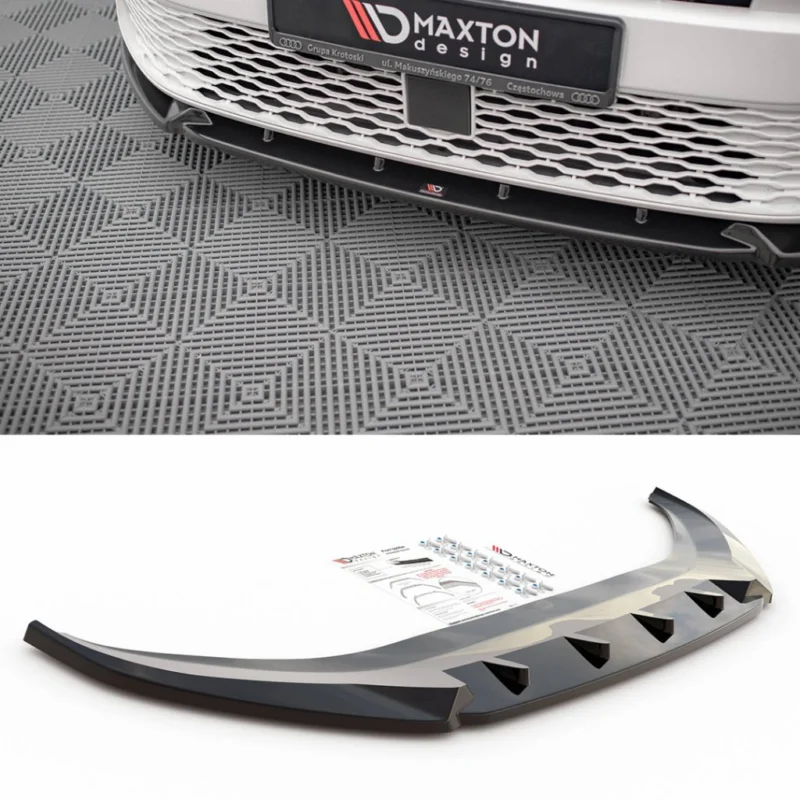Outlet Spoilerläpp V2 blanksvart VW Caddy MK5 (2021-)