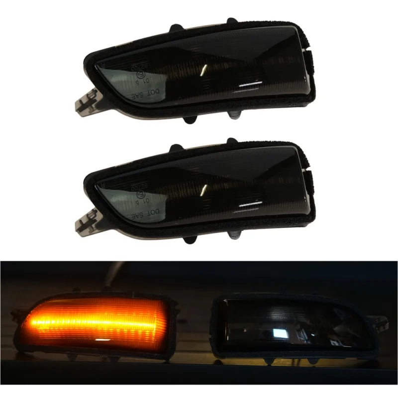 Billig Spegelblinkers Dynamisk Röktonad Volvo V50 (2007-2012)