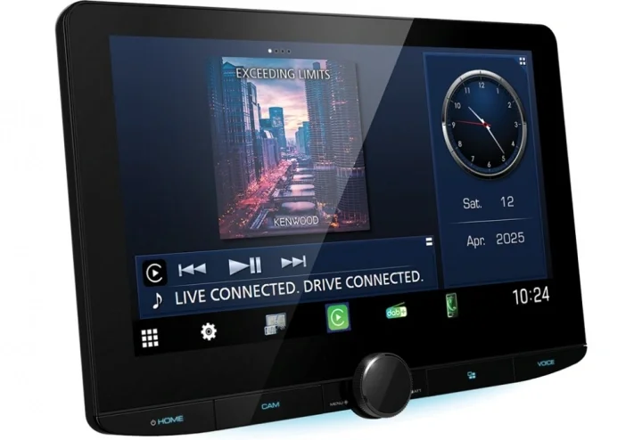 Kenwood DMX9724XDS, 10.1" skärm, Android Auto och CarPlay Sista chansen