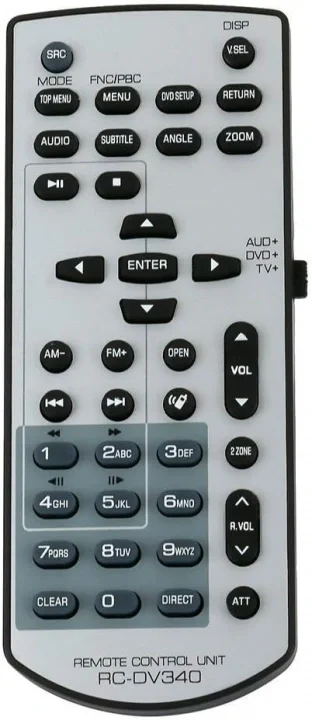 Fjärrkontroll Kenwood KCA-RC DV340 Premium