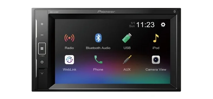 Pioneer DMH-A240BT, bilstereo med Bluetooth och 3 par lågnivå Beställ nu