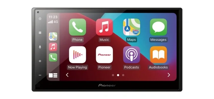 Pioneer SPH-DA160DAB, bilstereo med CarPlay, DAB+ och Bluetooth Rabatter