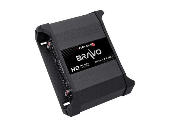 Stetsom BRAVO HQ 400.4-2 OHM, 4 kanalssteg Bästa pris