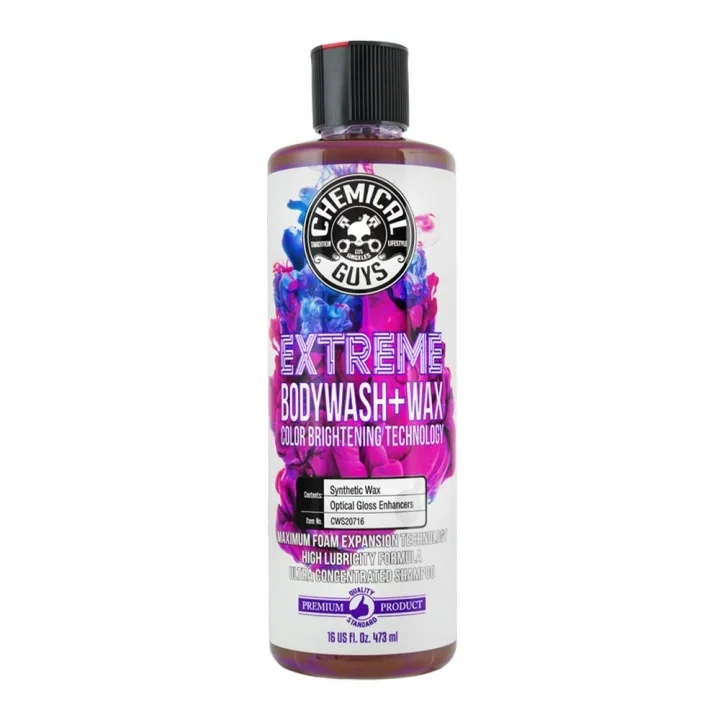 Chemical Guys Extreme Bodywash+Wax skyddande bilschampo, 473 ml Populärt val