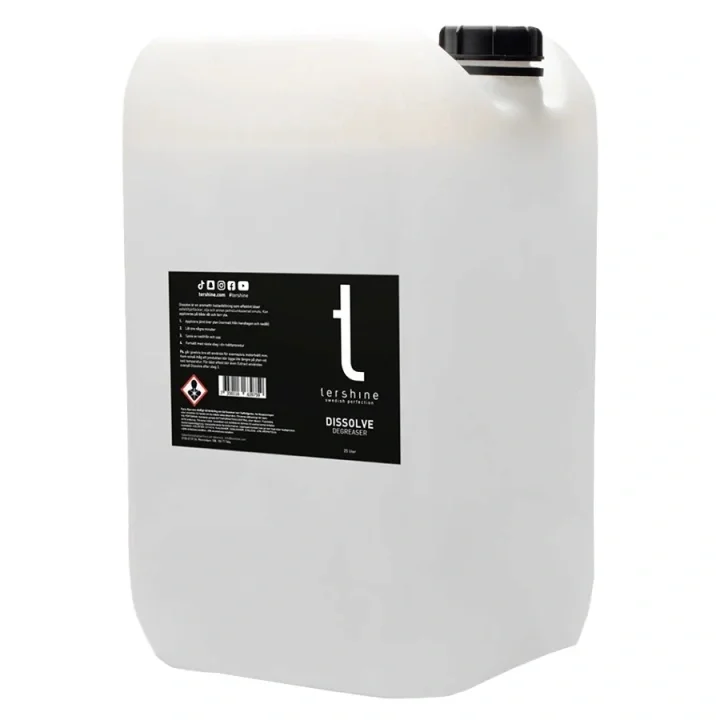 Tershine Dissolve - Degreaser, kallavfettning, 25 L Sista chansen