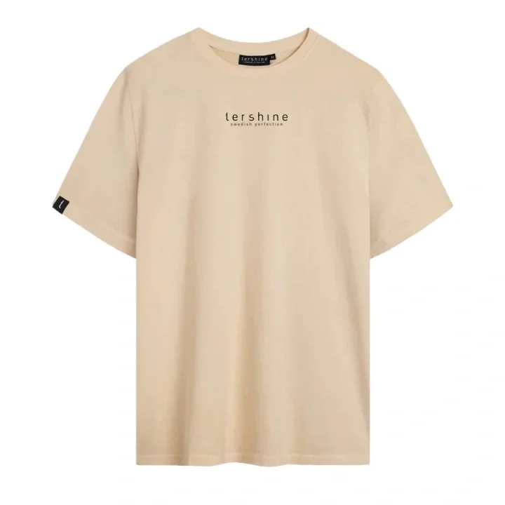 Begränsat antal Tershine Oversized T-shirt, beige, X-small