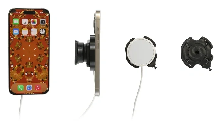 Brodit Fäste med kulled, Apple iPhone 12/12 Mini/12 Pro/12 Pro Max/13/13 Mini/13 Pro/13 Pro Max/14/14 Plus m. fl. Nyhet