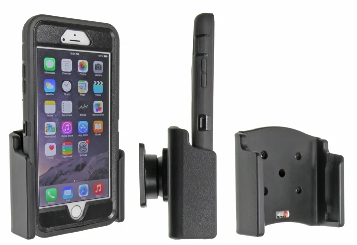 Säker betalning Brodit Passiv hållare med kulled, Apple iPhone 6 Plus/6S Plus/7 Plus/8 Plus