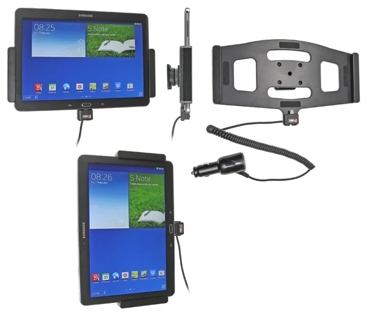 Brodit Aktiv hållare med cigg-kontakt, Samsung Galaxy Note 10.1 (2014 Edition) SM-P6000/SM-P6050 Endast denna vecka