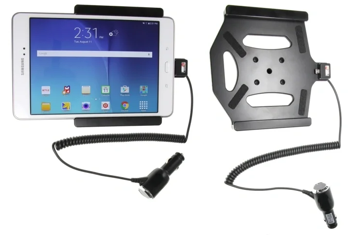 Brodit Aktiv hållare med cigg-kontakt, Samsung Galaxy Tab A 8.0 (2015) SM-T350 Populärt val