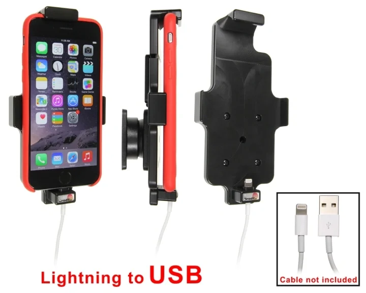 Säker betalning Brodit Hållare för Kabelanslutning, Apple iPhone 6