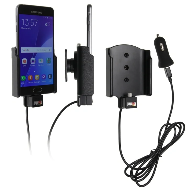 Brodit Aktiv hållare med USB-kabel och cigg-adapter, Samsung Galaxy A3 (2016) Endast denna vecka