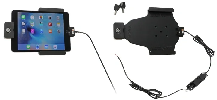 Brodit Hållare med nyckel-lås, Apple iPad Mini 2019/4 (A1538, A1550)/5th Gen (A2124, A2125, A2126, A2133) Rabatt