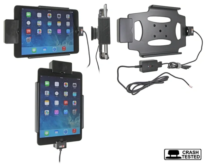 Säker betalning Brodit Hållare med fjäder-lås, Apple iPad Mini 2 (A1489, A1490, A1491)/3 (A1599, A1600)/Retina
