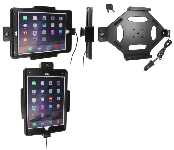 risnedsättning Brodit Hållare med nyckel-lås, Apple iPad Air 2 (A1566, A1567)