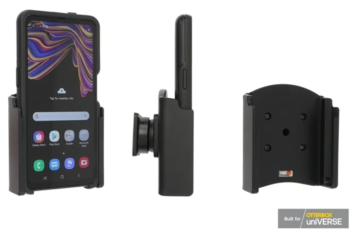 Snabb frakt Brodit Passiv hållare med kulled, Samsung Galaxy Xcover Pro SM-G715