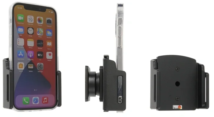Brodit Passiv hållare med kulled, Apple iPhone 12/12 Pro/13/13 Pro/14 Pro/15/15 Pro/16/16 Pro/16e Extra rabatt