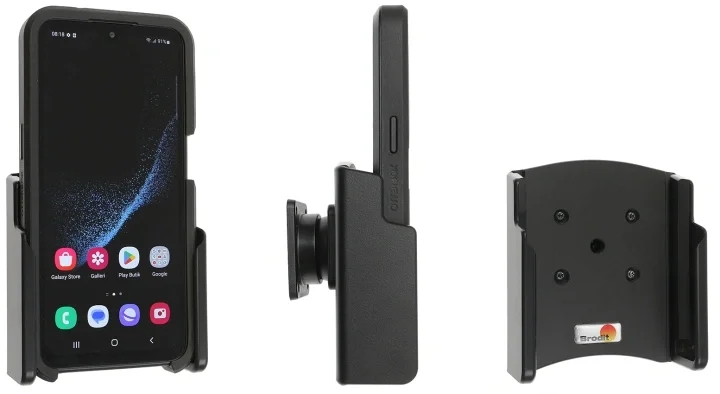 Brodit Passiv hållare med kulled, Samsung Galaxy Xcover 6 Pro Snabb frakt