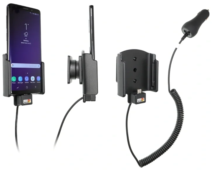 Brodit Aktiv hållare med cigg-kontakt, Samsung Galaxy S9 Reapris