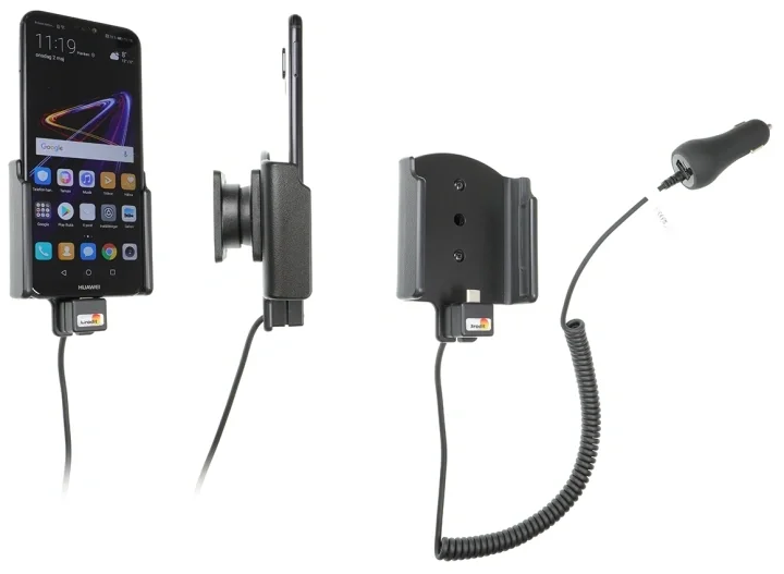 Lägg i varukorgen Brodit Aktiv hållare med cigg-kontakt, Huawei P20 Lite