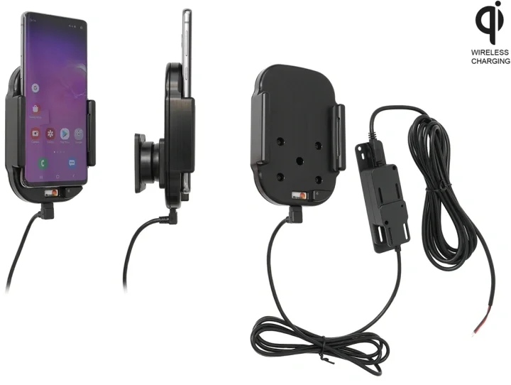 Brodit Qi trådlös aktiv hållare för fast installation, Samsung Galaxy S10 Begränsat antal