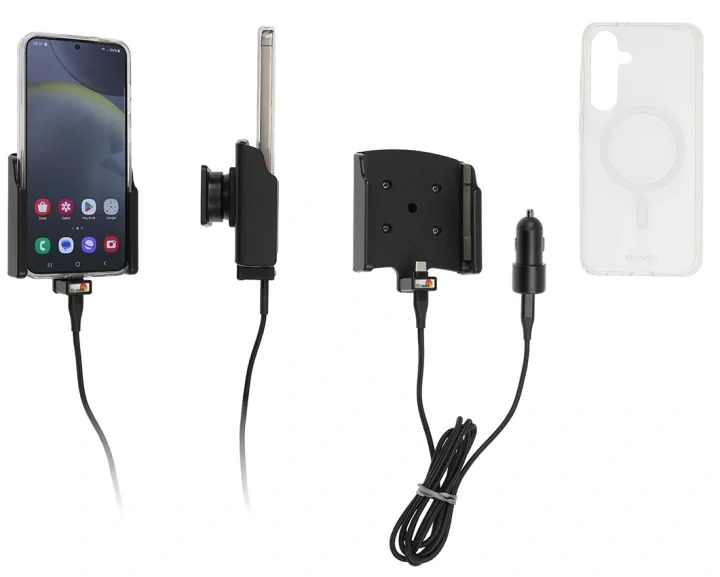 risnedsättning Brodit Mobilskal med Aktiv hållare och billaddare, Samsung Galaxy S24+ SM-S926B/DS
