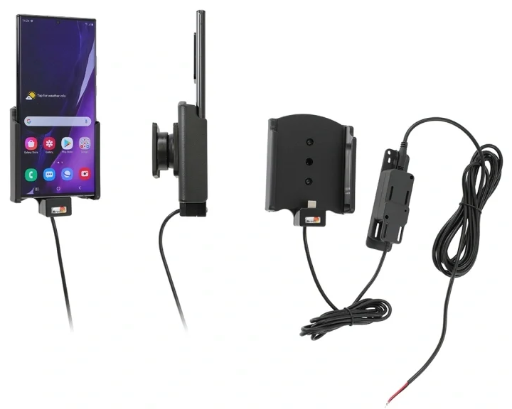 Säker betalning Brodit Aktiv hållare för fast installation, Samsung Galaxy Note 20 Ultra 5G