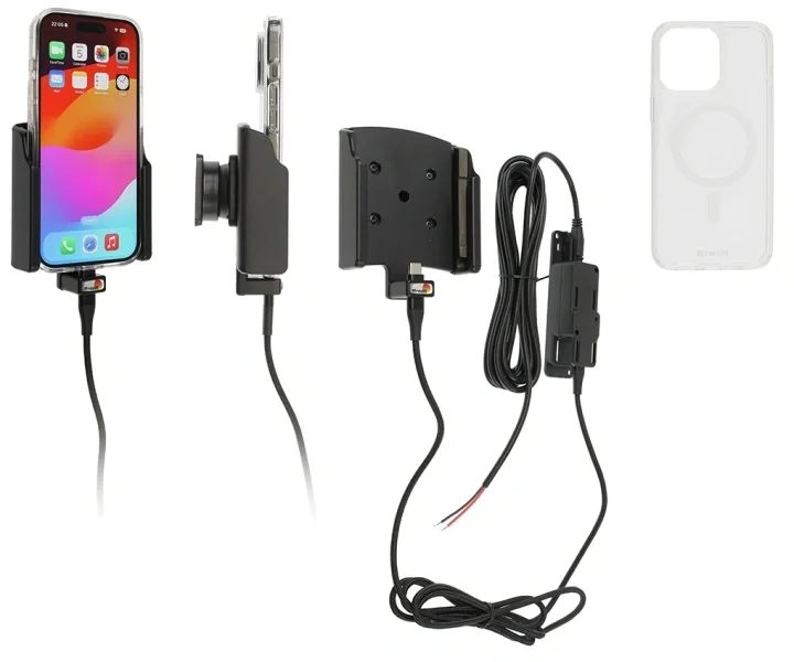 Begränsad tid Brodit Mobilskal med Aktiv hållare för fast installation, Apple iPhone 15 Pro