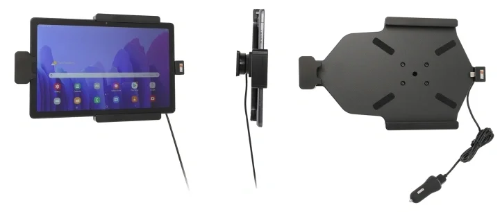 Trygg betalning Brodit Hållare med fjäder-lås, Samsung Galaxy Tab A7 10.4 (2020) SM-T500/SM-T505