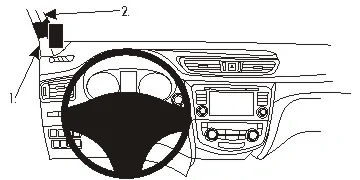 Bästa pris Brodit ProClip, Nissan Qashqai 14-21 14-21