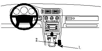 Extra rabatt Volvo C70/S70/V70 97-00, Konsol 97-05