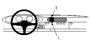 risnedsättning Brodit ProClip, Porsche 911 77-98 77-98